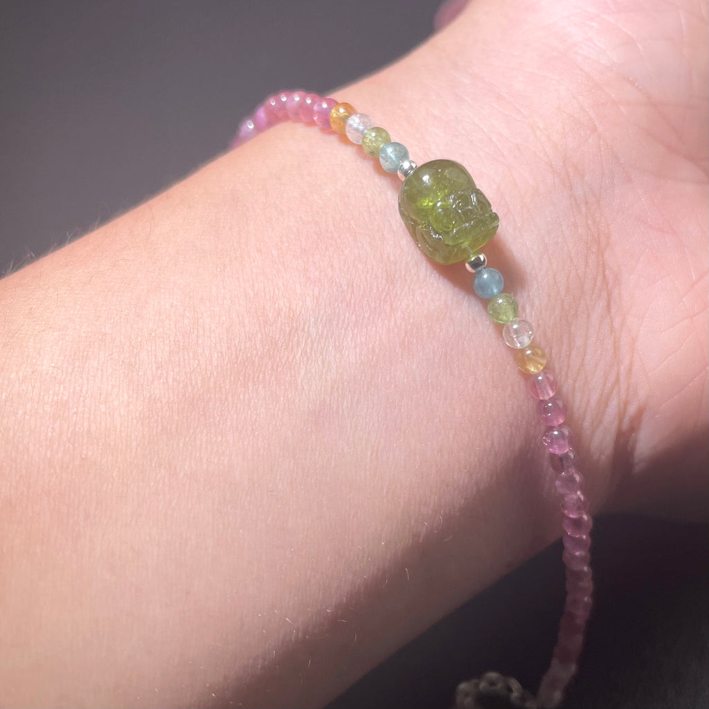 Nature Tourmaline Pixiu Bracelet