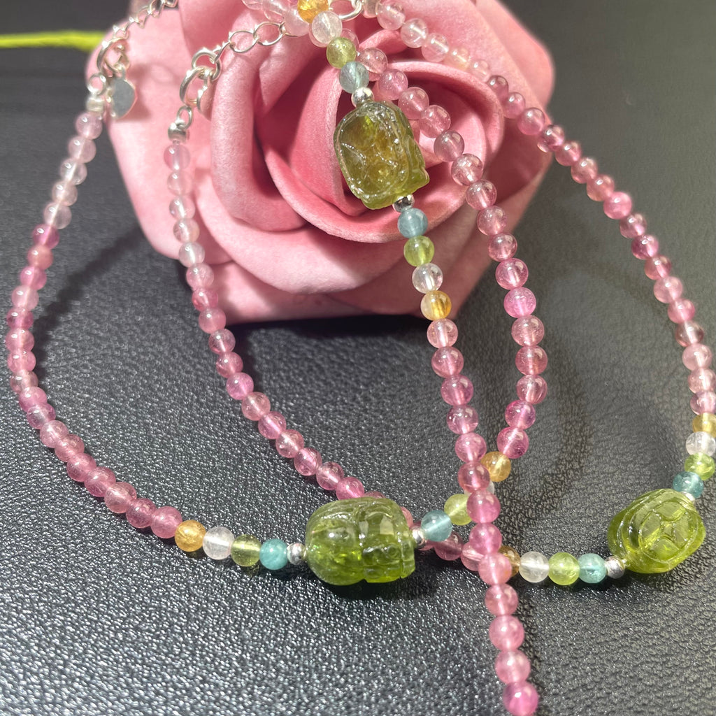 Nature Tourmaline Pixiu Bracelet