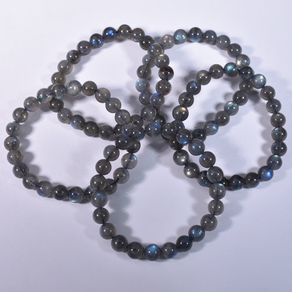 (Hot Sale) Flashy Labradorite Bracelet Bead Size 8-9mm Trending High Quality Unisex Gemstone
