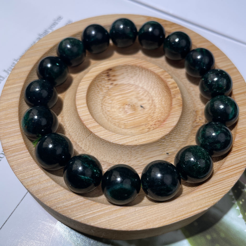 Crystal Emerald Dark Green Color Beads 10-11mm For Unisex